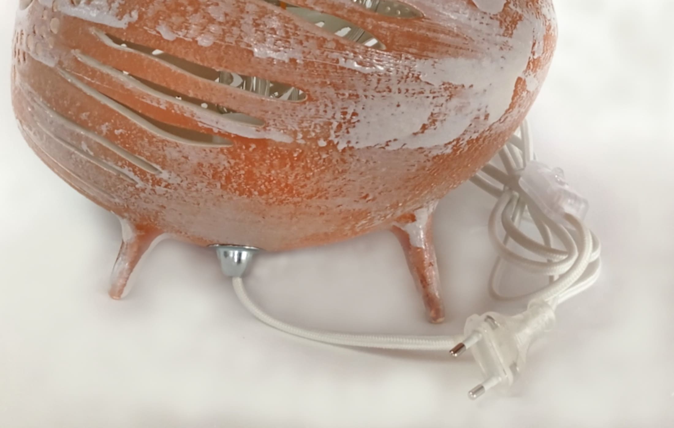 Lampe céramique - Gâline Blanc