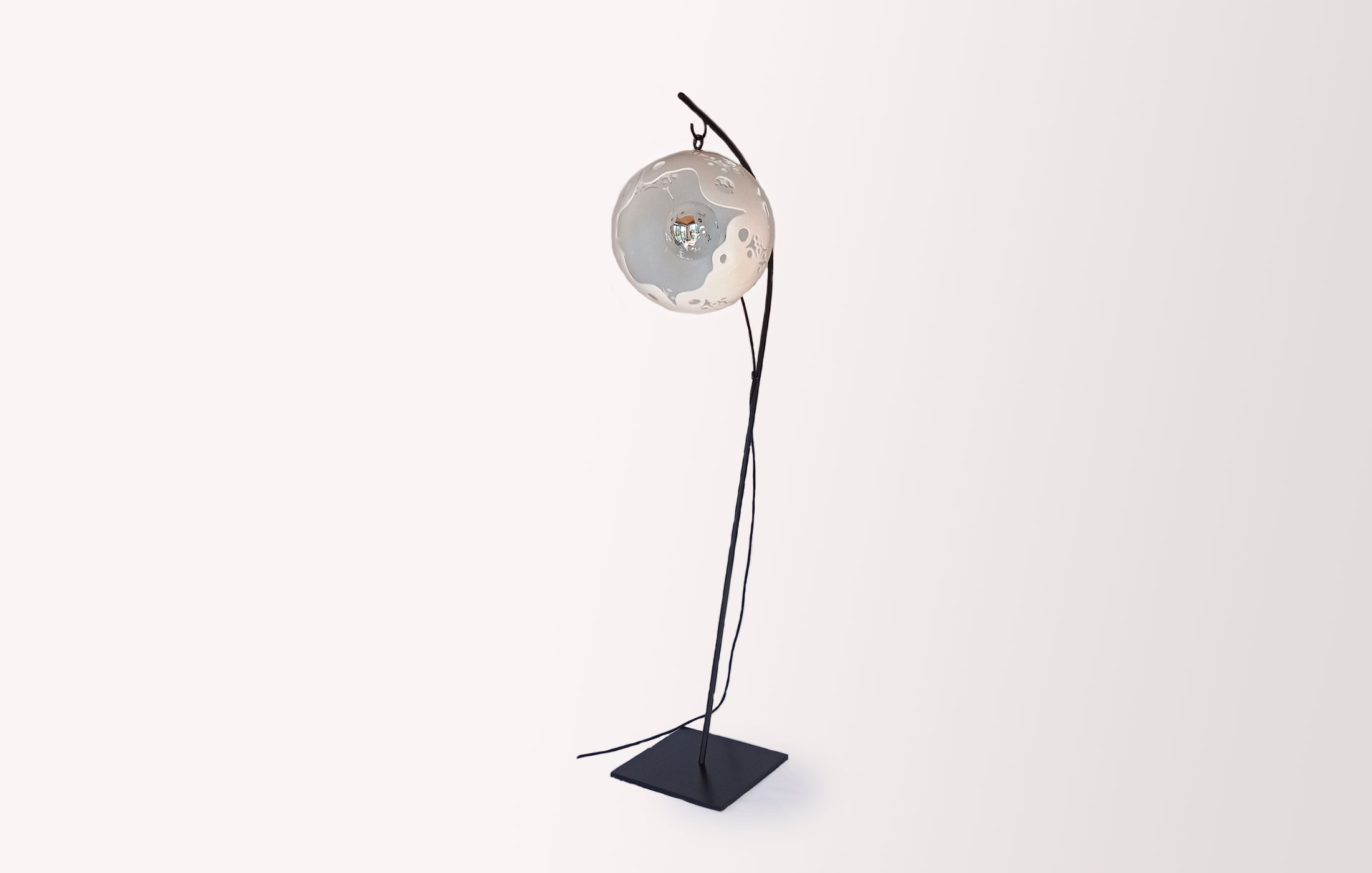 Lampe sur pied Éclosion – Blanc – Image 4